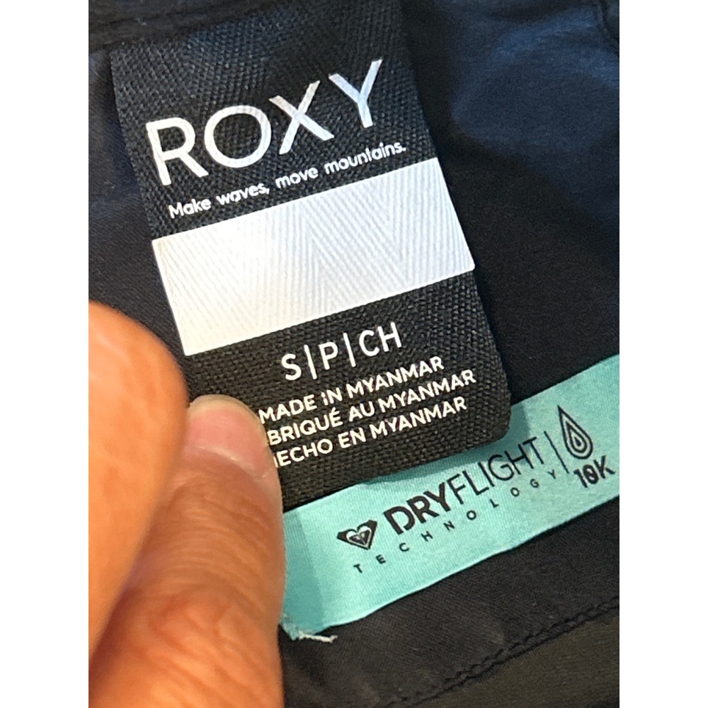 Roxy Womens Grey Nadia Snowboard Ski Pants Adjustable Waist Insulated Small S - Picture 10 of 16